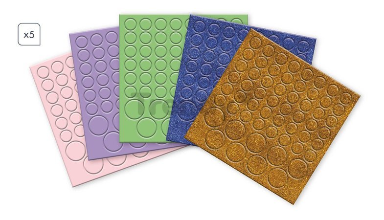 Maxi kreatívna sada okrúhle nálepky My Arts&Crafts Round Stickers Atelier Janod 9-dielna od 4 rokov J07742