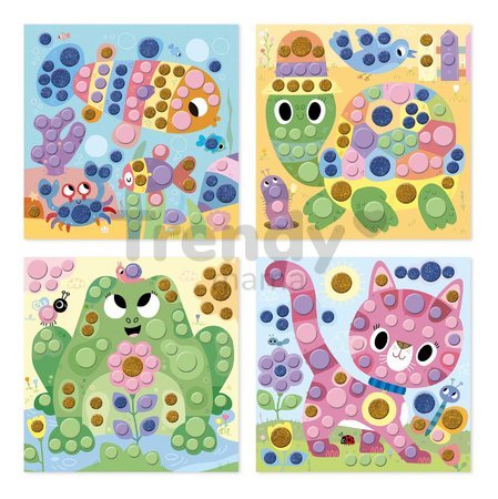 Maxi kreatívna sada okrúhle nálepky My Arts&Crafts Round Stickers Atelier Janod 9-dielna od 4 rokov J07742