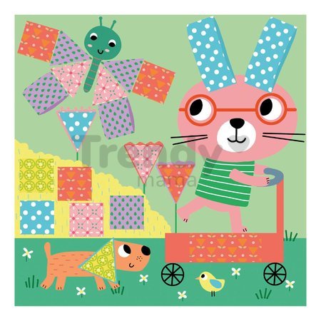 Maxi kreatívna sada strihanie a nalepovanie My Arts&Crafts Cutting and Sticking Atelier Janod 12-dielna od 4 rokov J07743