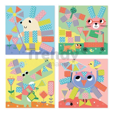 Maxi kreatívna sada strihanie a nalepovanie My Arts&Crafts Cutting and Sticking Atelier Janod 12-dielna od 4 rokov J07743