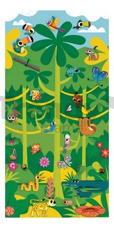 Maxi kreatívna sada nalepovanie zvieratká My Arts&Crafts Stickers and Decors Atelier Janod 10-dielna od 5 rokov J07744