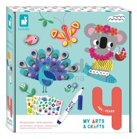 Maxi kreatívna sada Multi-activities My Arts&Crafts Atelier Janod XXL sada s aktivitami 13-dielna od 4 rokov J07747
