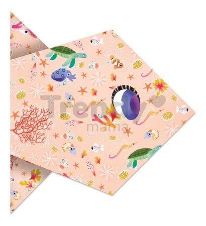 Mini kreatívna sada Magický oceán Origami Atelier Janod papierové skladačky 18 listov od 7 rokov J07749