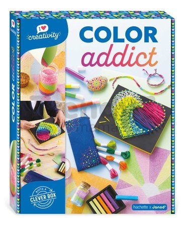 Maxi kreatívna sada Farebný svet Multi-activities Color Addict Atelier Janod XXL sada 104-dielna od 8 rokov J07754