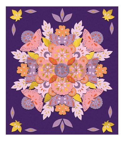 Mini kreatívna sada Mandala Jesenná príroda Nature Mandalas Atelier Janod na vytvorenie 3 obrazov od 7 rokov J07755