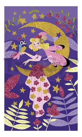 Midi kreatívna sada farebný piesok Víly Glitter Fairies Atelier Janod 6-dielna od 4 rokov J07806