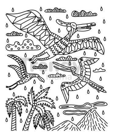 Maxi kreatívna sada Maľovanie Dinosaurus Magic Painting Dinosaur Atelier Janod 6 magických malieb od 6 rokov J07873
