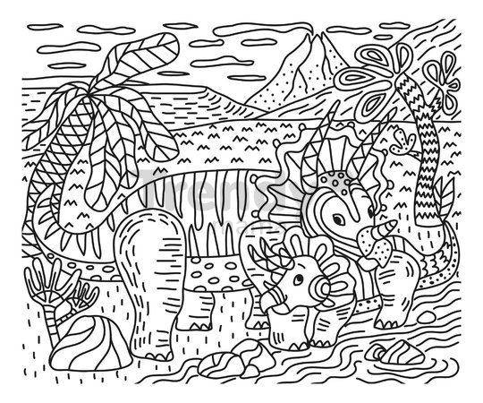 Maxi kreatívna sada Maľovanie Dinosaurus Magic Painting Dinosaur Atelier Janod 6 magických malieb od 6 rokov J07873