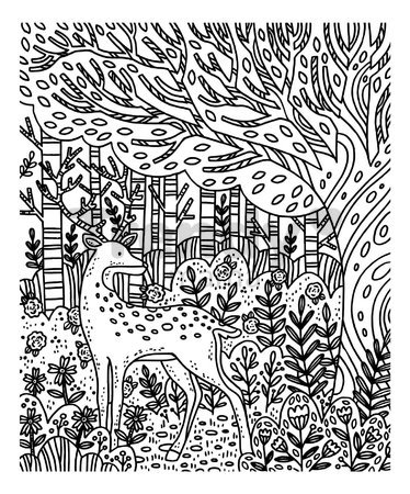 Maxi kreatívna sada Maľovanie Lesné zvieratká Magic Painting Forest Atelier Janod 6 magických malieb od 6 rokov J07874