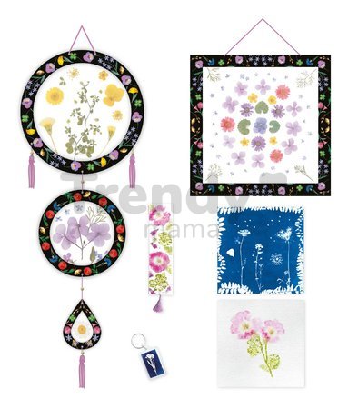 Maxi kreatívna sada Herbár Multi-activities with a Flower Press Atelier Janod XXL sada s aktivitami od 7 rokov J07879