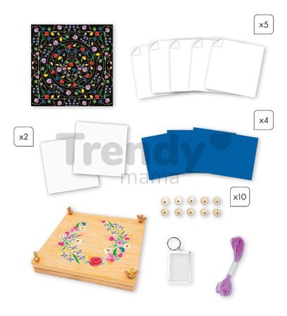 Maxi kreatívna sada Herbár Multi-activities with a Flower Press Atelier Janod XXL sada s aktivitami od 7 rokov J07879