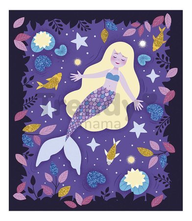 Maxi kreatívna sada Čarovná noc Magic Night Atelier Janod trblietavý piesok svietiaci v tme od 5 rokov J07885