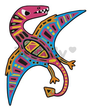 Mini kreatívna sada Dinosaury Scratch Art Dinosaur Cut Outs Atelier Janod vyškrabovacie obrázky 5 kariet od 5 rokov J07889