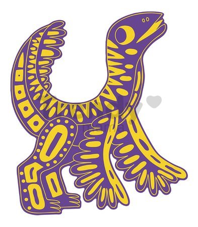 Mini kreatívna sada Dinosaury Scratch Art Dinosaur Cut Outs Atelier Janod vyškrabovacie obrázky 5 kariet od 5 rokov J07889