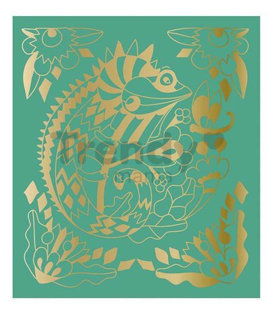 Mini kreatívna sada Zvieratká sveta Scratch Art Animals of the World Atelier Janod vyškrabovacie obrázky 5 kariet od 5 rokov J07891