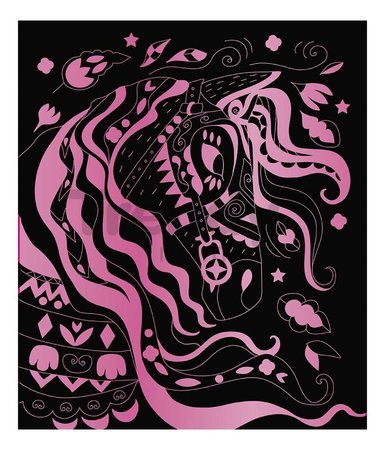 Maxi kreatívna sada Kone a Jednorožce Scratch Art Horses and Unicorns Atelier Janod vyškrabovacie obrázky 8 kariet od 7 rokov J07895