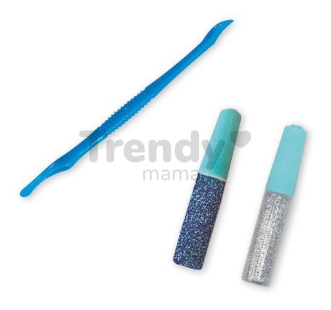Midi kreatívna sada farebný piesok Hrdinovia Glitter Heroes Atelier Janod s trblietkami od 6 rokov J07920