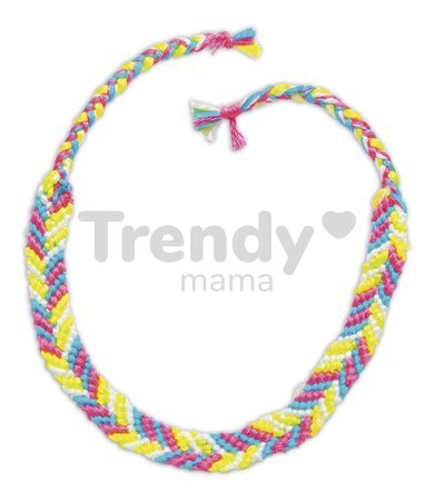 Sada na výrobu šperkov Neónové náramky Neon Brazilian Bracelets Atelier Janod so šperkovničkou od 8 rokov J07929