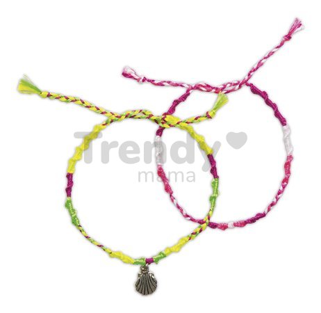 Sada na výrobu šperkov Neónové náramky Neon Brazilian Bracelets Atelier Janod so šperkovničkou od 8 rokov J07929