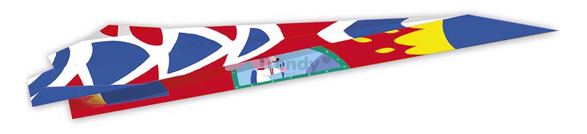 Mini kreatívna sada Lietadlá Origami Paper Planes Atelier Janod papierové skladačky 5 lietadiel od 6 rokov J07940
