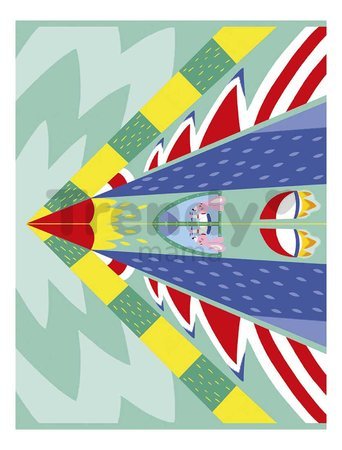 Mini kreatívna sada Lietadlá Origami Paper Planes Atelier Janod papierové skladačky 5 lietadiel od 6 rokov J07940