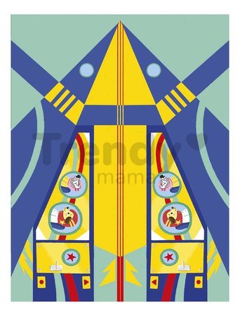 Mini kreatívna sada Lietadlá Origami Paper Planes Atelier Janod papierové skladačky 5 lietadiel od 6 rokov J07940
