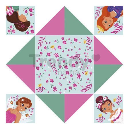 Mini kreatívna sada Nebo peklo raj Origami Paper Fortune Tellers Atelier Janod papierové skladačky 24 kariet od 7 rokov J07941