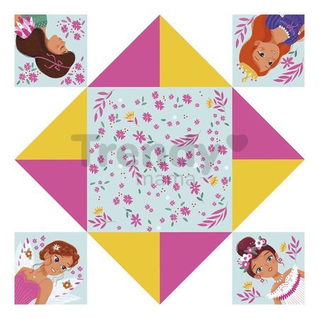 Mini kreatívna sada Nebo peklo raj Origami Paper Fortune Tellers Atelier Janod papierové skladačky 24 kariet od 7 rokov J07941