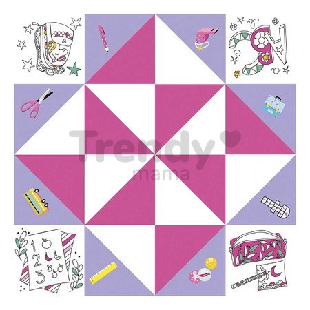 Mini kreatívna sada Nebo peklo raj Origami Paper Fortune Tellers Atelier Janod papierové skladačky 24 kariet od 7 rokov J07941