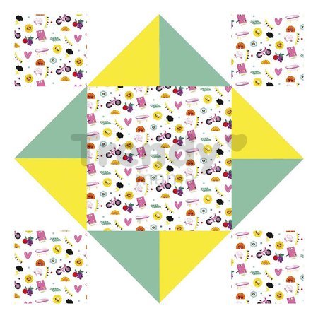 Mini kreatívna sada Nebo peklo raj Origami Paper Fortune Tellers Atelier Janod papierové skladačky 24 kariet od 7 rokov J07941