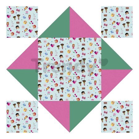 Mini kreatívna sada Nebo peklo raj Origami Paper Fortune Tellers Atelier Janod papierové skladačky 24 kariet od 7 rokov J07941