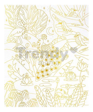 Maxi kreatívna sada Maľovanie vodovými farbami Zvieratká Golden Pictures Watercolor Animals Atelier Janod 4 obrázky od 6 rokov J07959