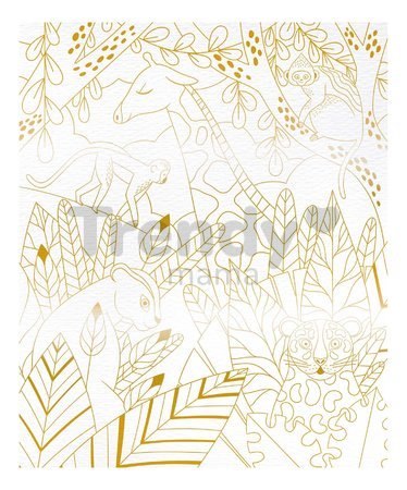 Maxi kreatívna sada Maľovanie vodovými farbami Zvieratká Golden Pictures Watercolor Animals Atelier Janod 4 obrázky od 6 rokov J07959