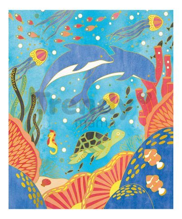 Maxi kreatívna sada Maľovanie vodovými farbami Zvieratká Golden Pictures Watercolor Animals Atelier Janod 4 obrázky od 6 rokov J07959