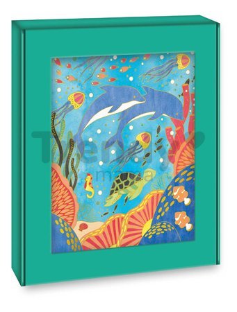 Maxi kreatívna sada Maľovanie vodovými farbami Zvieratká Golden Pictures Watercolor Animals Atelier Janod 4 obrázky od 6 rokov J07959