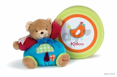Plyšový medvedík Colors-Chubby Bear Mushroom Kaloo 18 cm v darčekovom balení pre najmenších