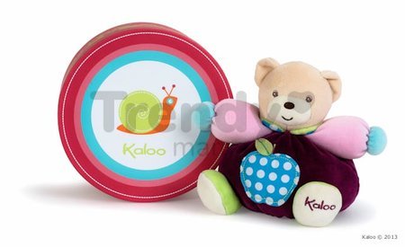 Plyšový medvedík Colors-Chubby Bear Apple Kaloo 18 cm v darčekovom balení pre najmenších