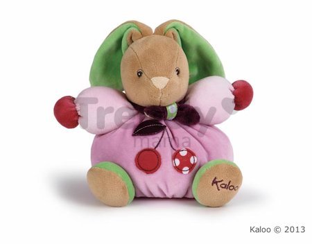 Plyšový zajačik Colors-Chubby Rabbit Cherry Kaloo 18 cm v darčekovom balení pre najmenších
