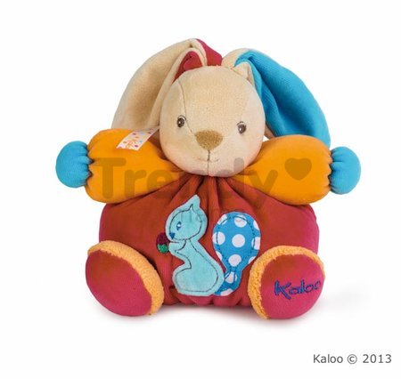Plyšový zajačik Colors-Chubby Rabbit Squirrel Kaloo 18 cm v darčekovom balení pre najmenších