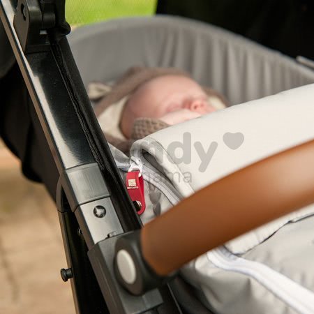 Fusak do kočíka Baby Cocoon CityLink® III Red Castle šedý, kompatibilný pre väčšinu kočíkov od 0 mesiacov