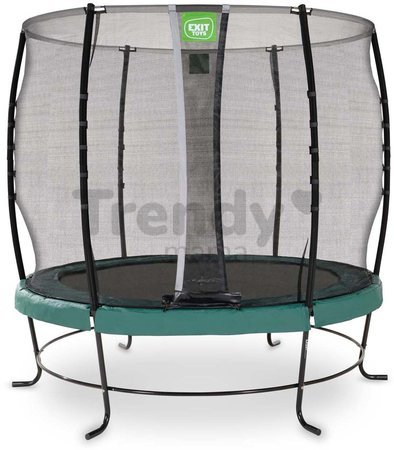 Trampolína s ochrannou sieťou Lotus Premium Exit Toys priemer 253 cm zelená