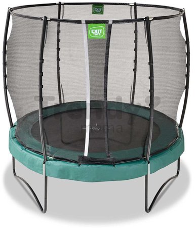 Trampolína s ochrannou sieťou Allure Premium Exit Toys priemer 253 cm zelená