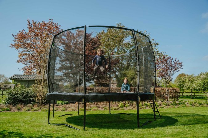 Trampolína s ochrannou sieťou Allure Premium  Exit Toys priemer 427 cm čierna