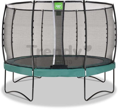 Trampolína s ochrannou sieťou Allure Premium Exit Toys priemer 366 cm zelená