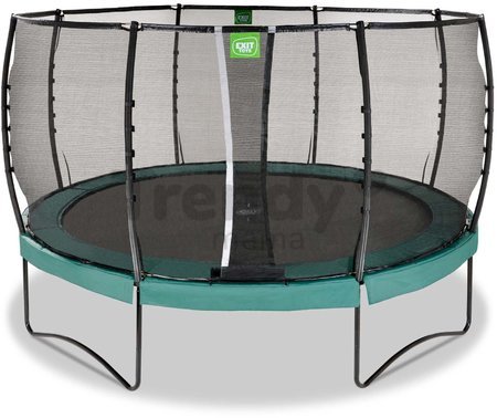 Trampolína s ochrannou sieťou Allure Premium  Exit Toys priemer 427 cm zelená