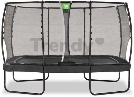 Trampolína s ochrannou sieťou Allure Premium  Exit Toys čierna 214*366 cm