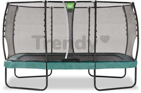 Trampolína s ochrannou sieťou Allure Premium Exit Toys zelená 244*427 cm