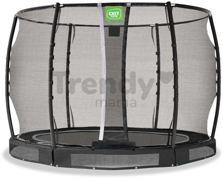 Trampolína s ochrannou sieťou Allure Premium ground Exit Toys prízemná priemer 305 cm čierna