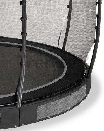 Trampolína s ochrannou sieťou Allure Premium ground Exit Toys prízemná priemer 305 cm čierna