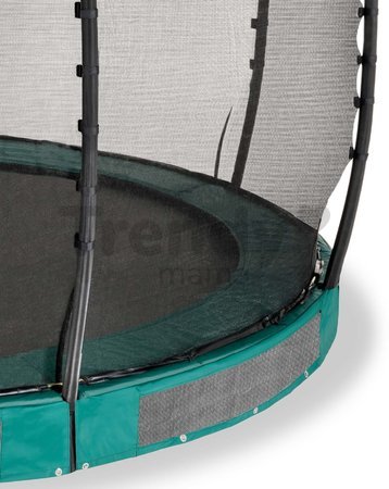 Trampolína s ochrannou sieťou Allure Premium ground Exit Toys prízemná priemer 305 cm zelená